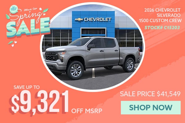 2026 Chevrolet Silverado 1500 Custom Crew