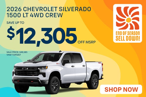 2026 Chevy Silverado 1500 LT 4WD Crew 